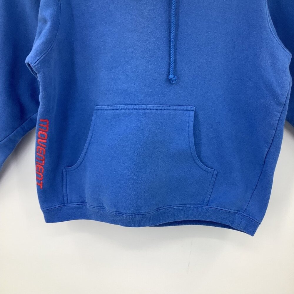 Hurley Hoodie Women's Blue Medium Cotton Blend Pullover Sweatshirt - Picture 3 of 10